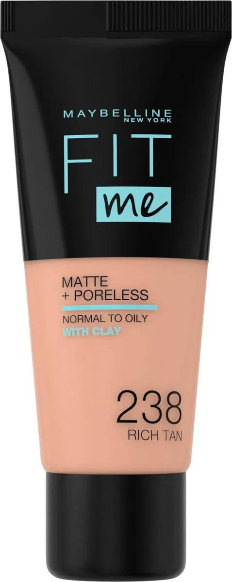 Maybelline Fit Me Matte + Poreless Foundation 238 Rich Tan