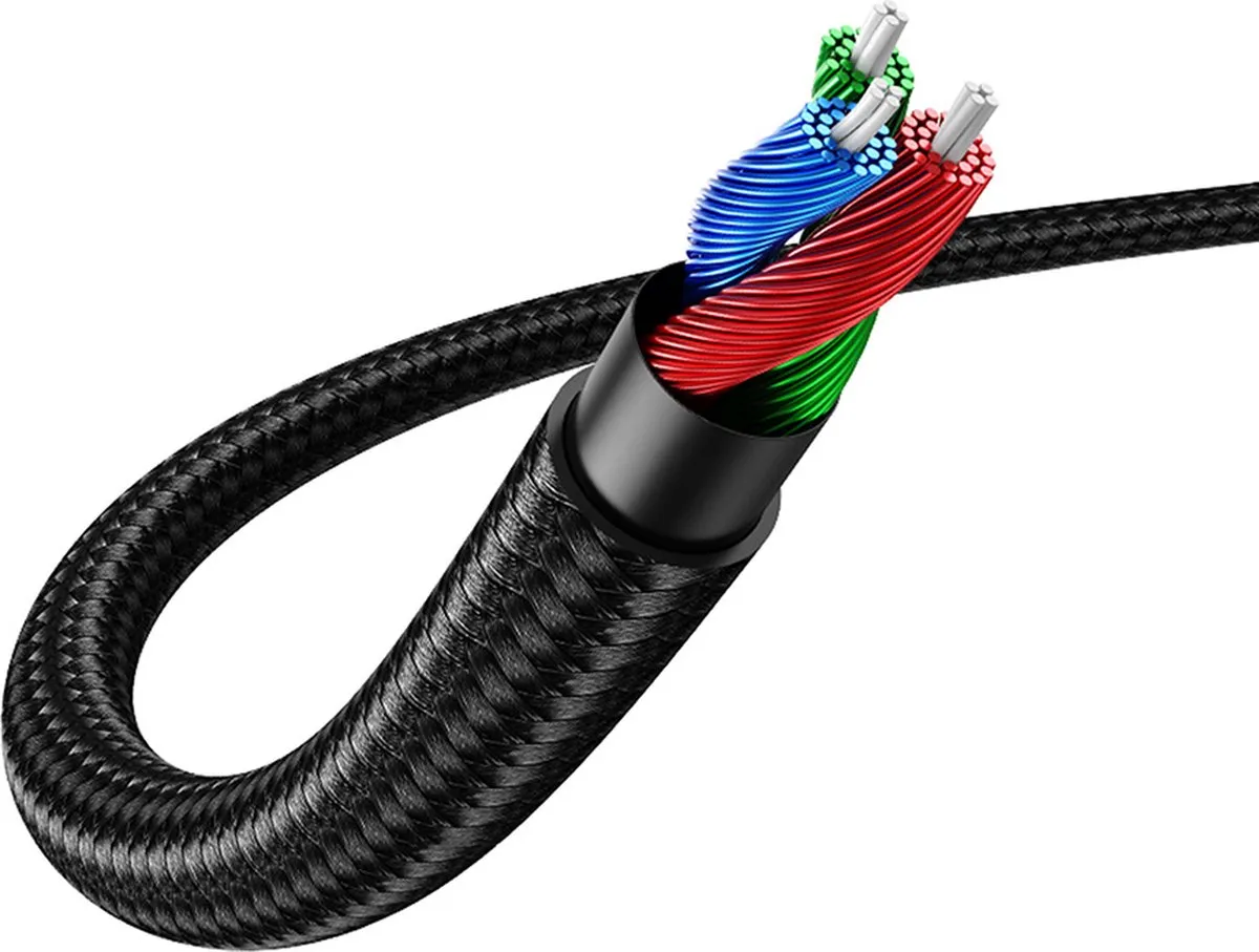 UGREEN Haakse AUX-kabel 3,5mm - 1,5m - Blauw