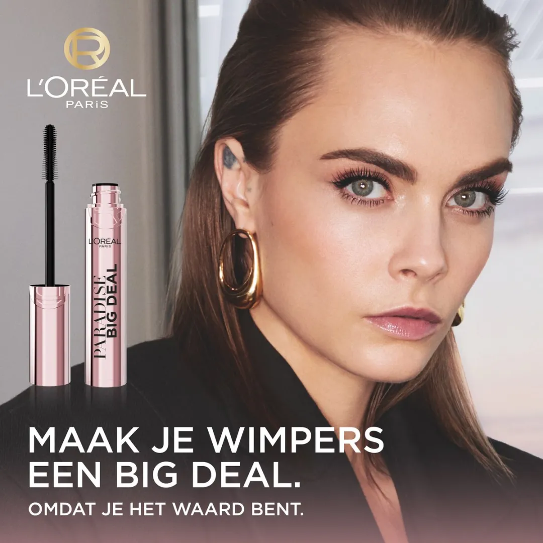 L'Oréal Paris Lash Paradise Mascara Zwart - 9.9ml