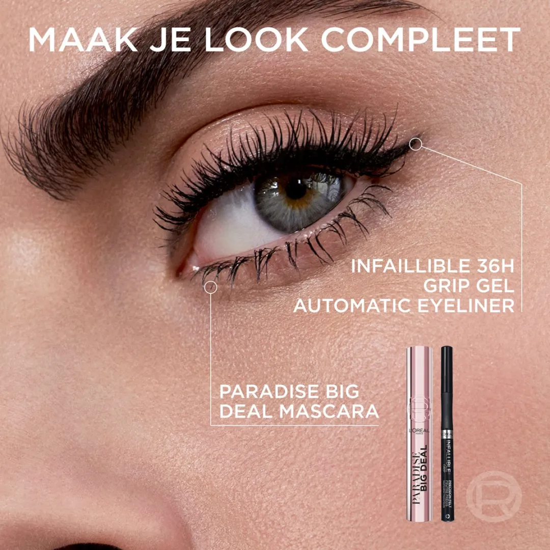 L'Oréal Paris Lash Paradise Mascara Zwart - 9.9ml