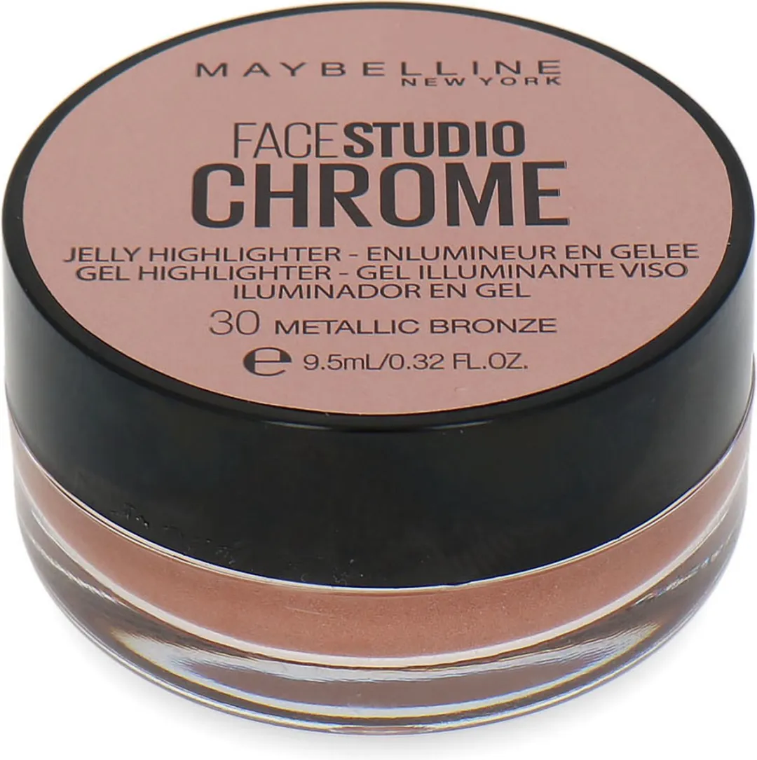 Maybelline Facestudio Chrome Jelly Highlighter 30 Metallic Bronze