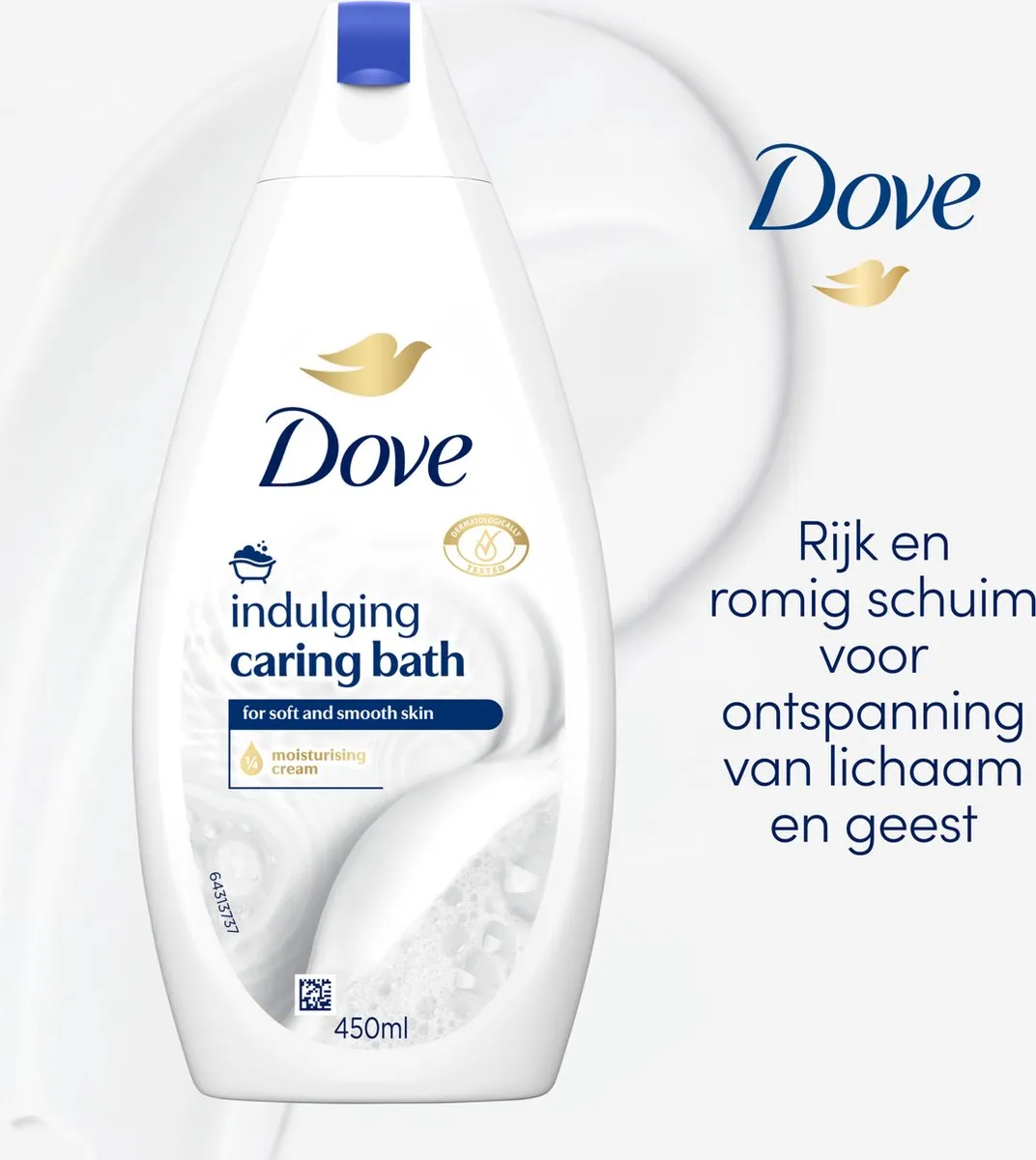 Dove Caring Bath Indulging Cream Bodycrème - 2700ml (6x450ml)