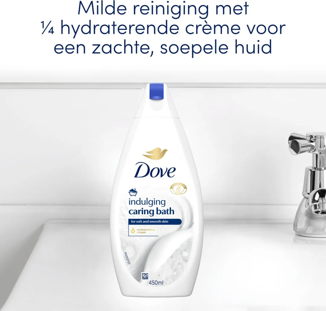 Dove Caring Bath Indulging Cream Bodycrème - 2700ml (6x450ml)