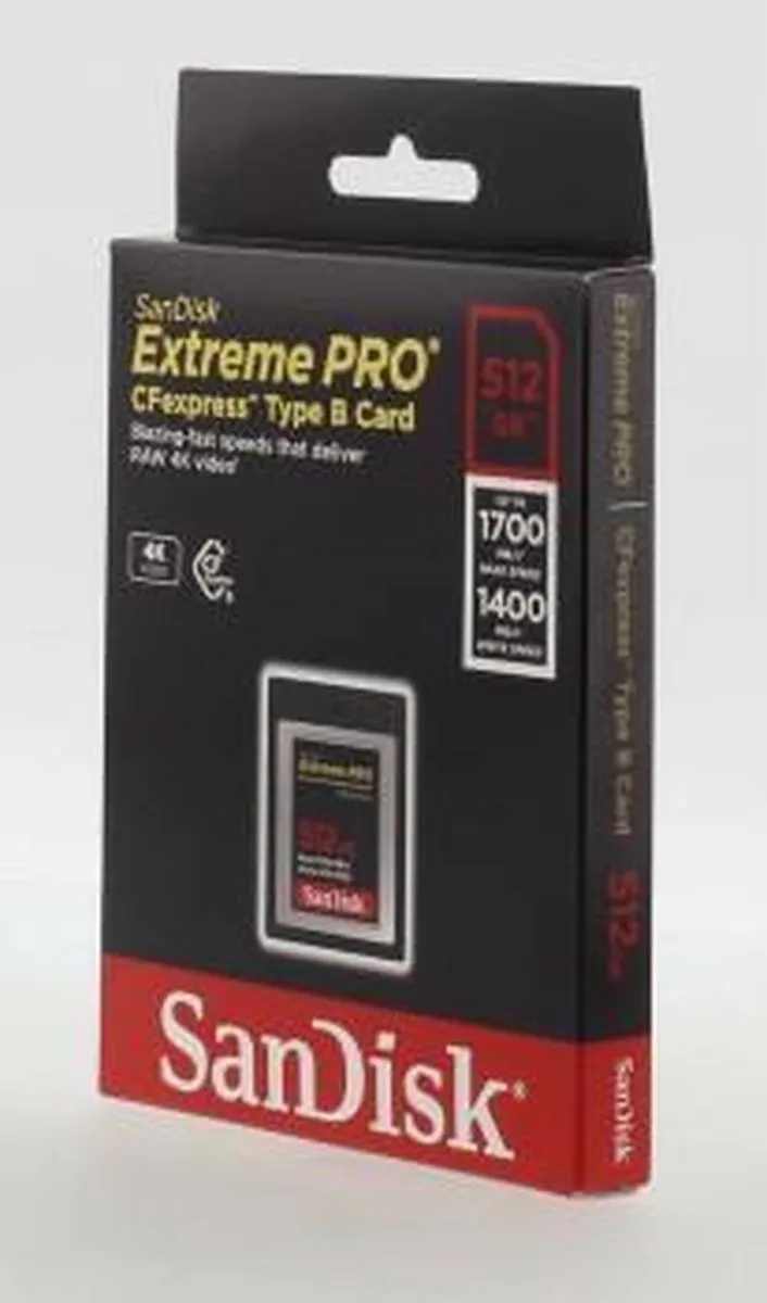 SanDisk Extreme Pro CF Express Type B 512GB - afbeelding 6 van 6