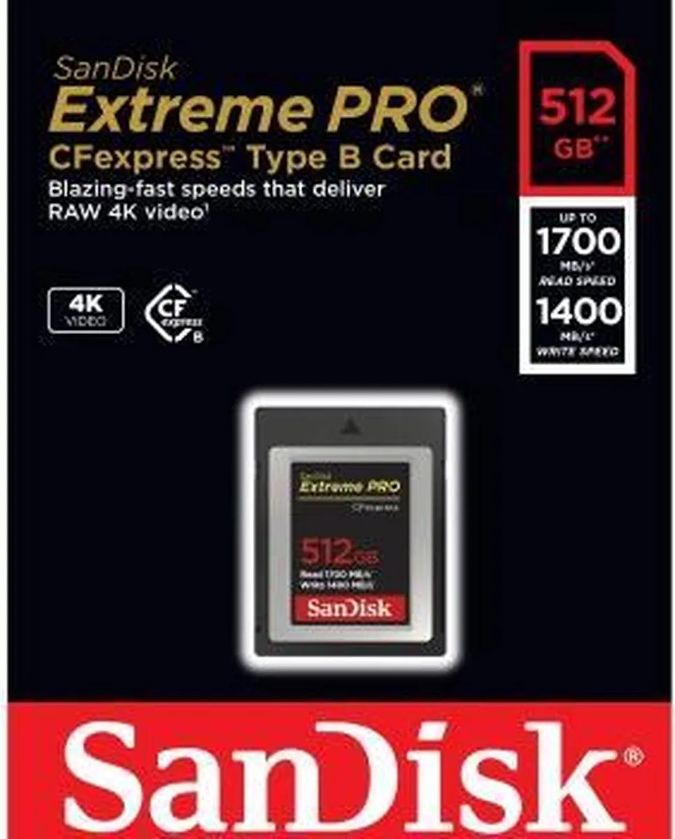 SANDISK Extreme Pro - Geheugenkaart - 512GB - CF Express Type B