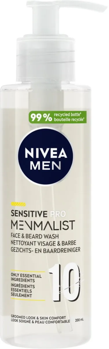 NIVEA MEN Sensitive Pro Gezicht & Baard Wash 400ml