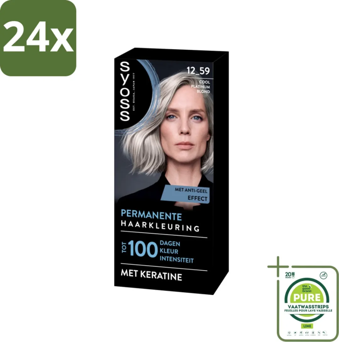 SYOSS Coloration 12-59 Cool Platinum Blond Haarverf