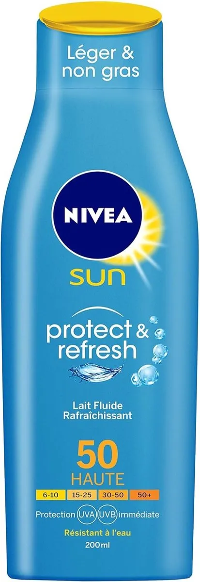 NIVEA Sun Protect Refresh Lait Fluide SPF50 200ml