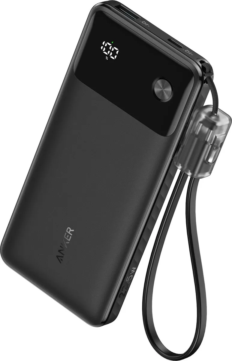 Anker PowerCore 10K Powerbank A1388G11 - 10.000mAh - 22,5W - USB-C/Zwart