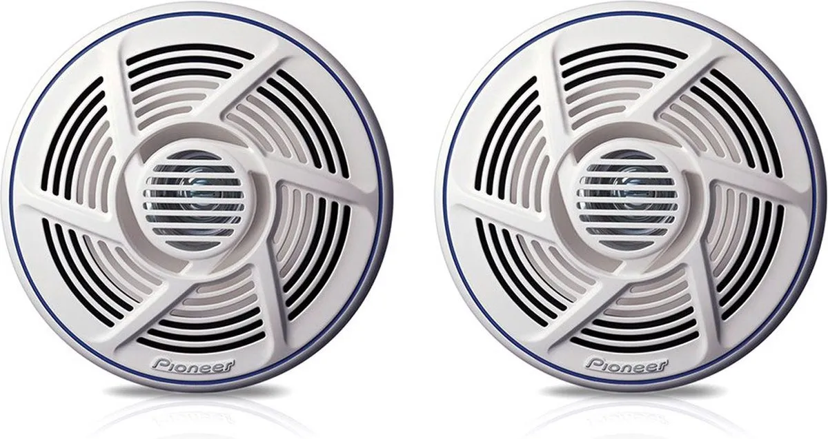 Pioneer TS-MR1600 Marine Autospeakers 100W - 2-delig Wit