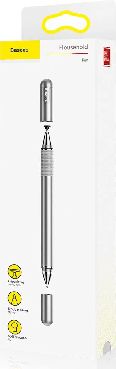 Baseus Stylus Pen 6953156284418 - Precisie Disk - Grijs