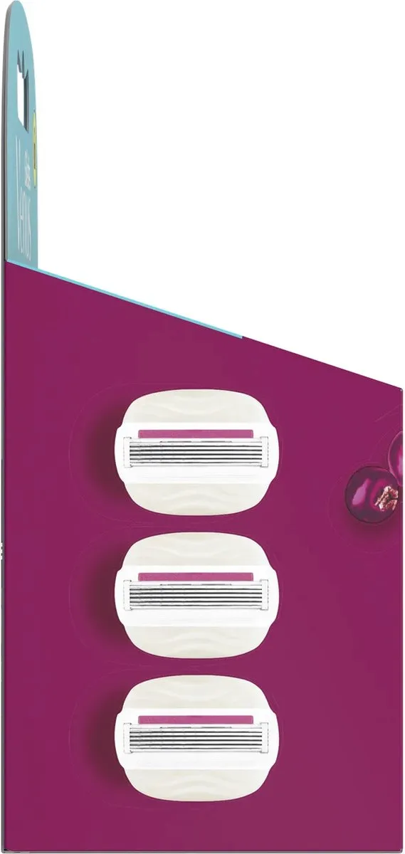 Gillette Venus ComfortGlide Sugarberry Navulmesjes - 5 Bladen - 3 Stuks