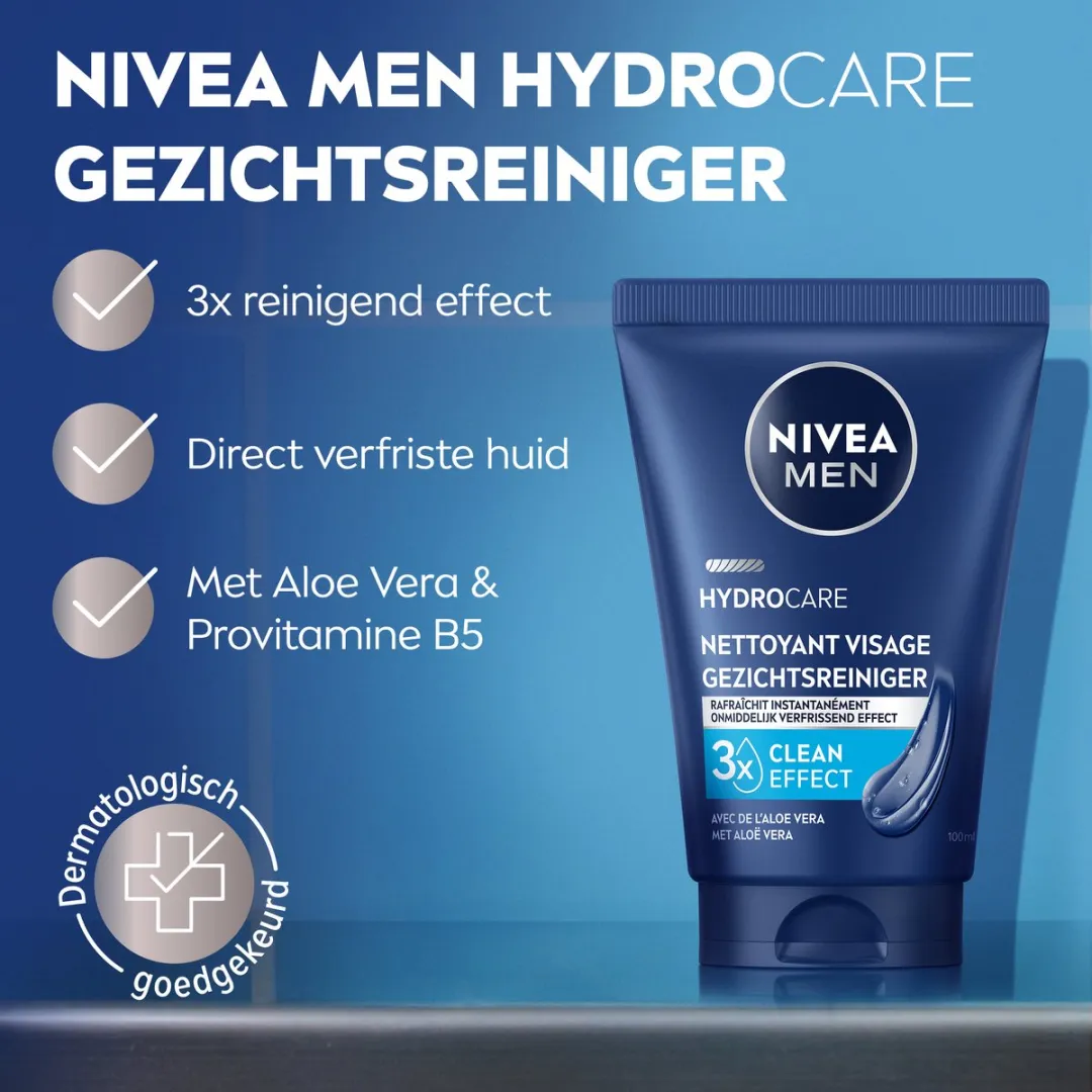 NIVEA MEN Hydrocare Gezichtsreiniger 150ml