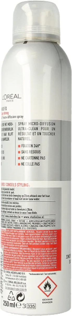 L'Oréal Paris Studio Line Invisi Fix 24H Haarspray 250ml