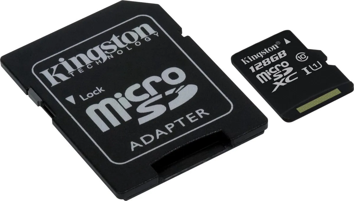 Kingston 128GB Micro SDXC UHS-I FlashCard SDCX10/128GB
