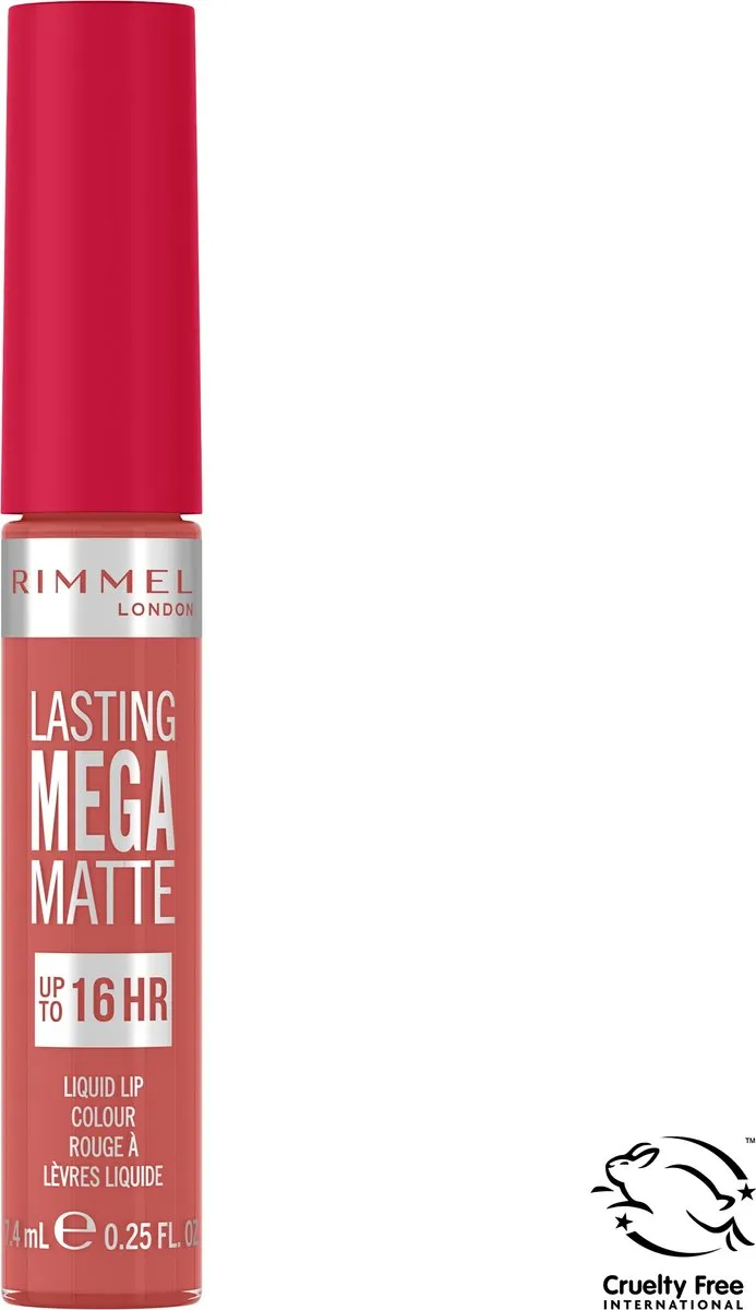 Rimmel London Lasting Mega Matte Lipstick 7.4ml - Scarlet Flames