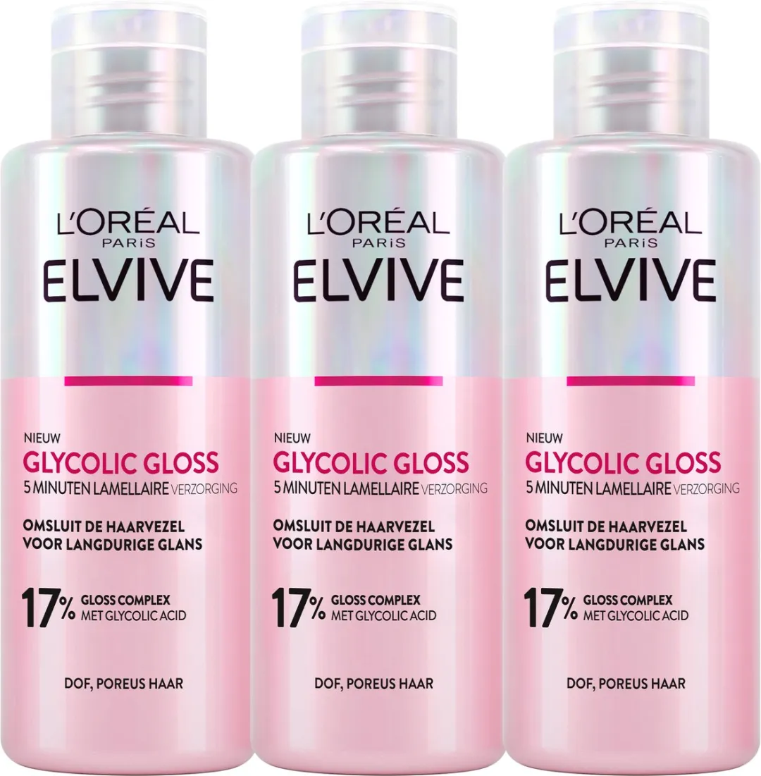 L'Oréal Paris Elvive Glycolic Gloss Lamellaire Verzorging 600ml