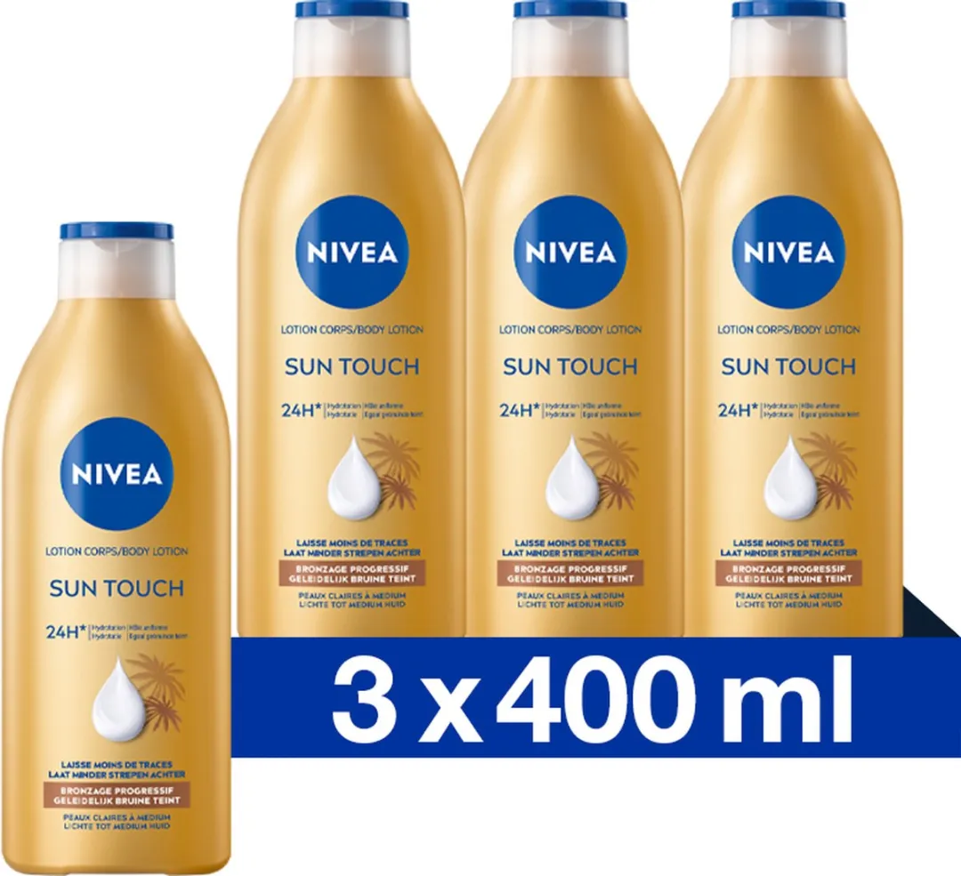 NIVEA Sun Touch Bodylotion Ginkgo & Druivenpitolie 1200ml