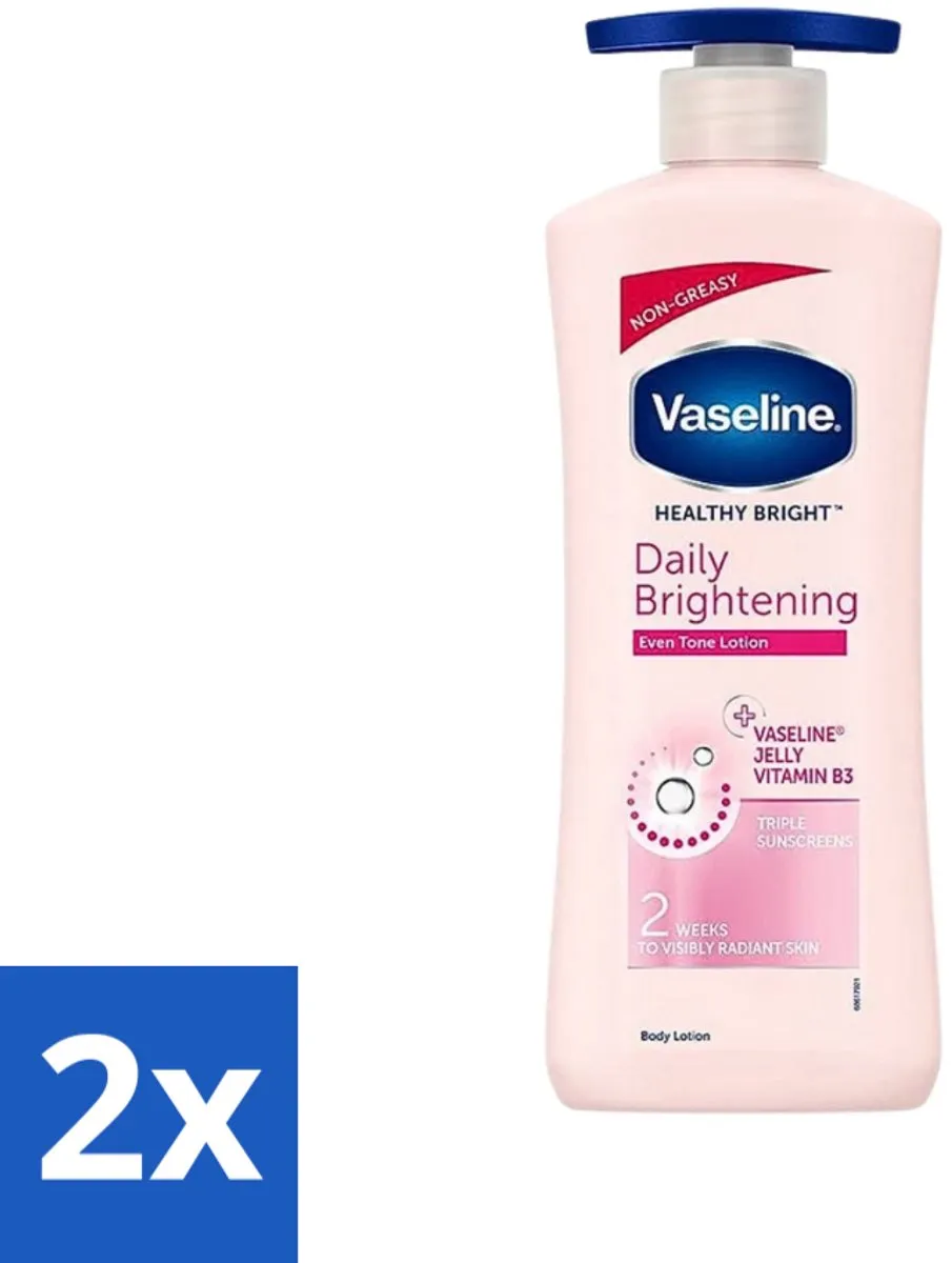 Vaseline Even Tone Bodylotion 1200ml (2x600ml)