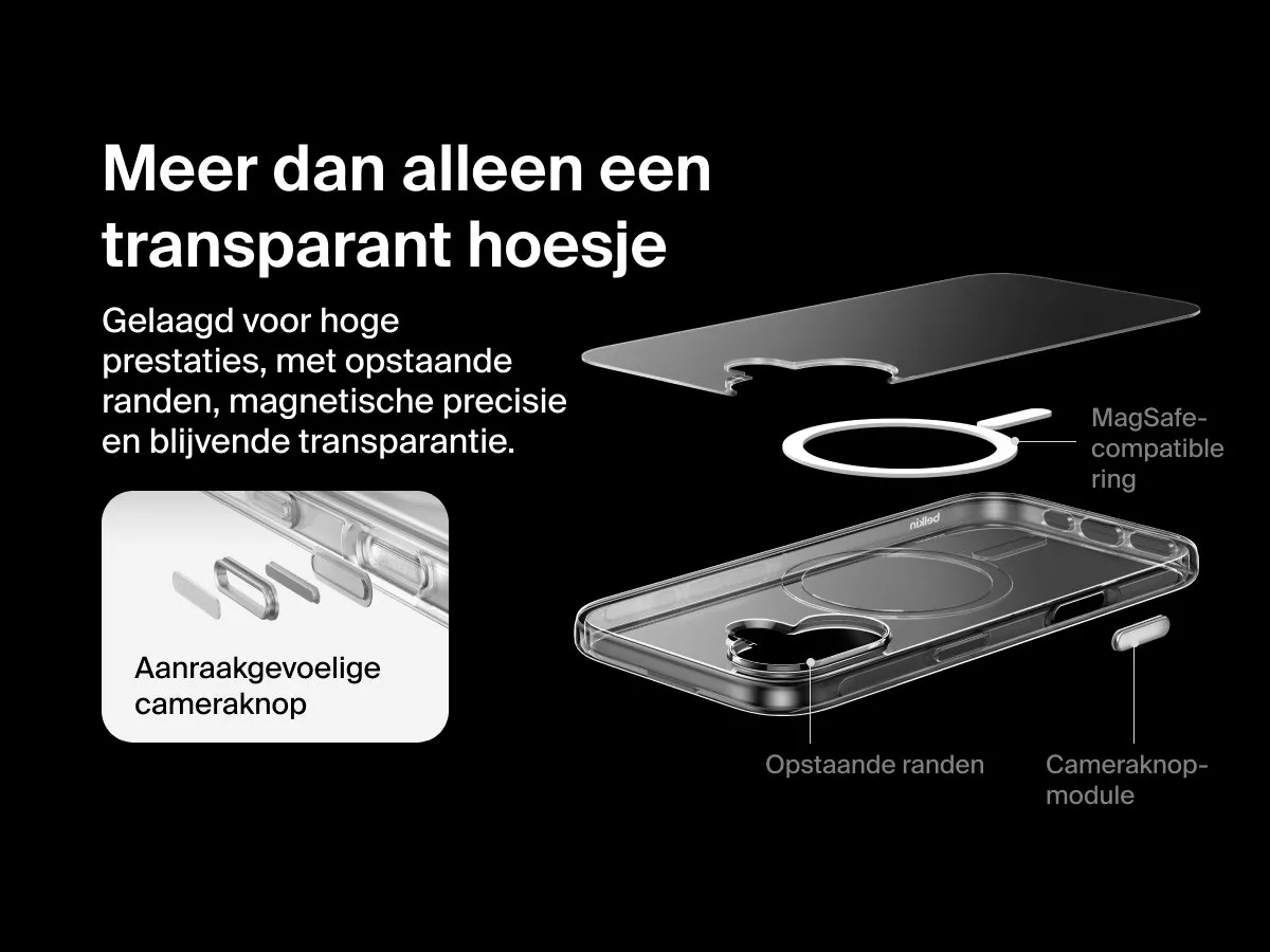 Belkin SheerForce Clear Hoesje MSA030HQCL - iPhone 17 - Transparant - afbeelding 6 van 6
