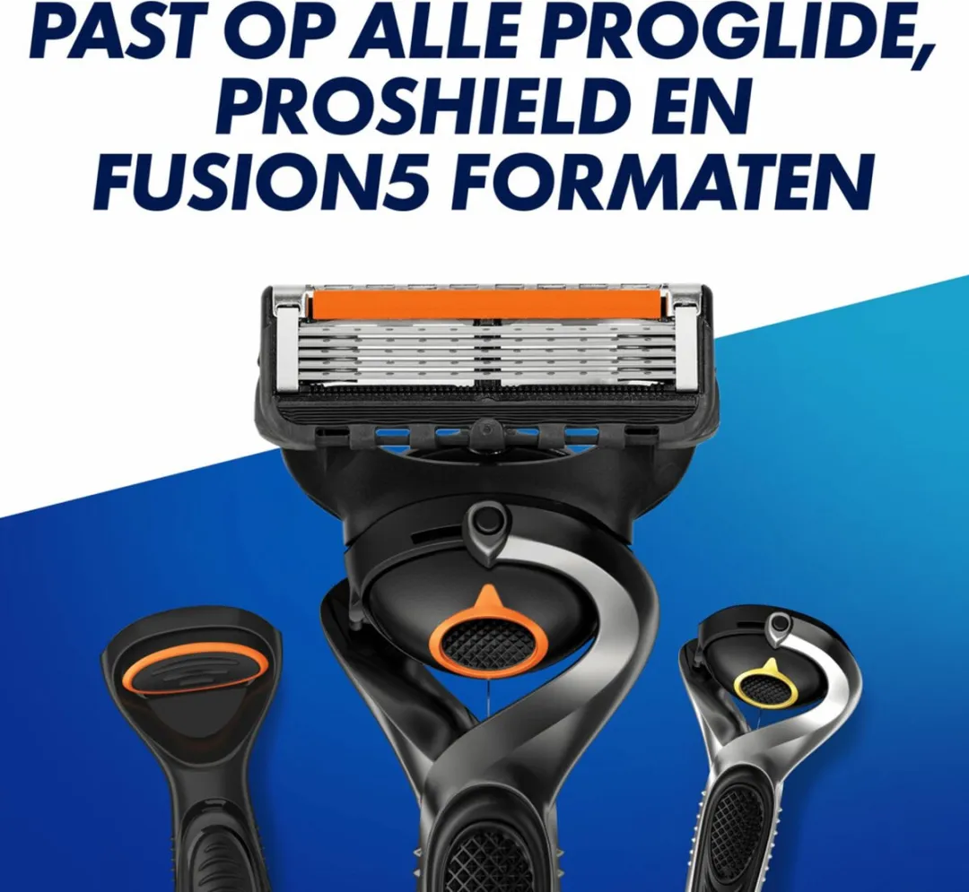 Gillette Proglide Zwart Scheermesjes - 16 Stuks