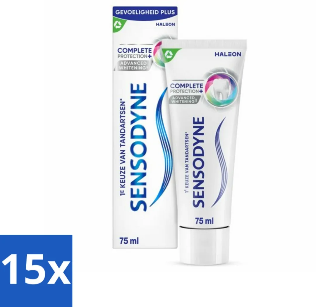 Sensodyne Complete Protection + Advanced Whitening Tandpasta 75ml