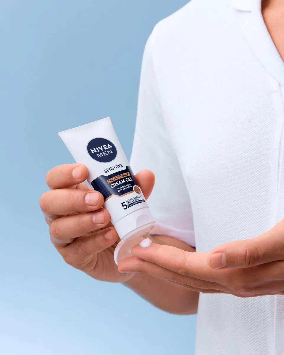 NIVEA MEN Sensitive Huid & Stoppelbaard Gezichtsgel 50ml