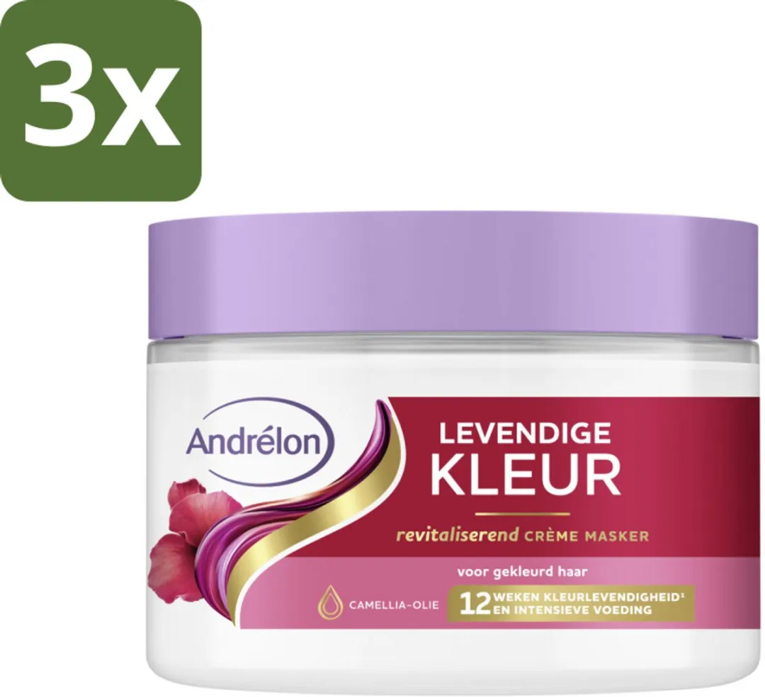 Andrélon Levendige Kleur Crème Haarmasker 300ml