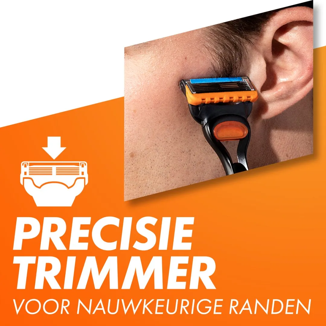 Gillette Fusion 5 Scheermesjes - 8 Stuks - Oranje