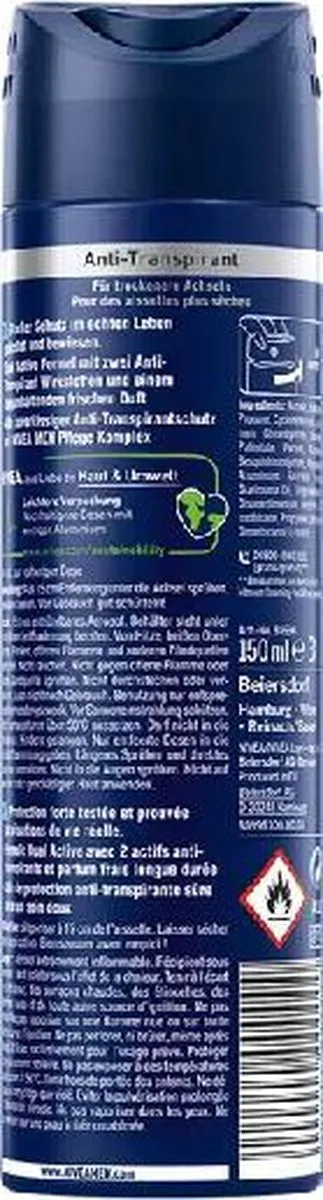 NIVEA For Men Dry Active Deospray 150ml