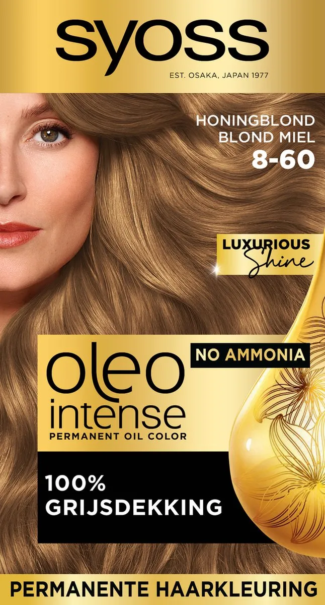 SYOSS Oleo Intense 8-60 Honingblond Haarverf - 115ml