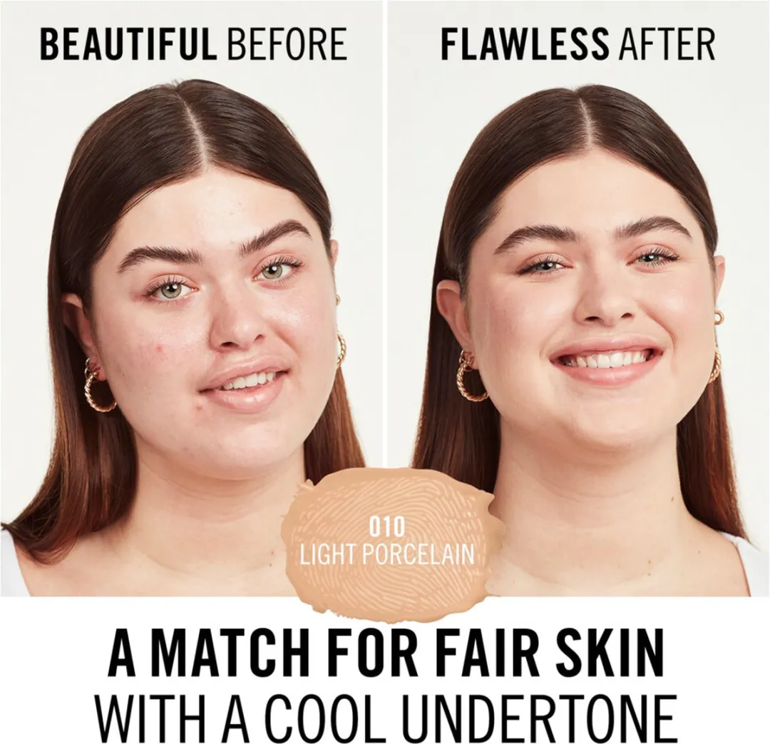 Rimmel London Match Perfection Foundation 010 Light Porcelain 30ml