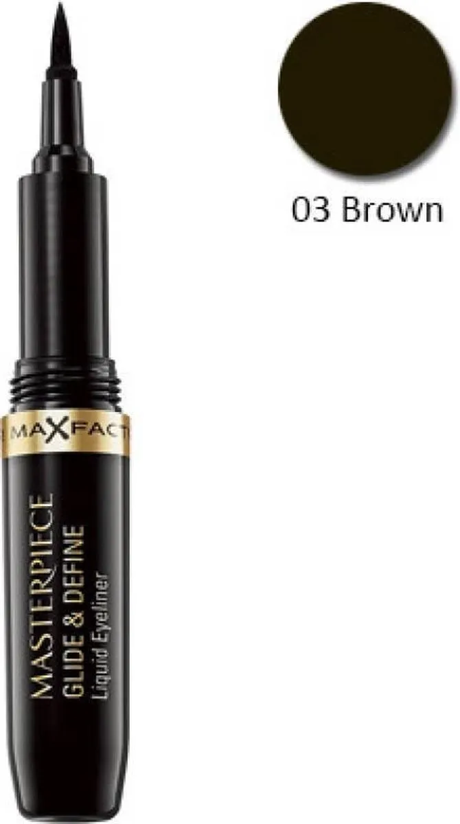 Max Factor Masterpiece Glide & Define Liquid Eyeliner 03 Brown