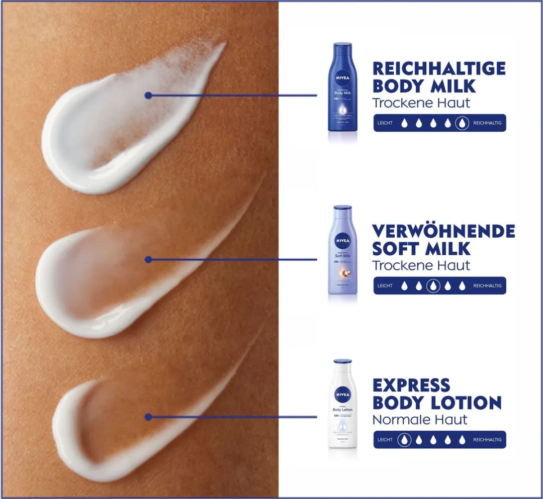 NIVEA Body Lotion Soft Milk 400ml - afbeelding 2 van 6