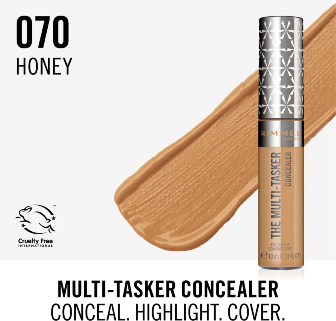 Rimmel London The Multi-Tasker Concealer 070 Honey - 10ml
