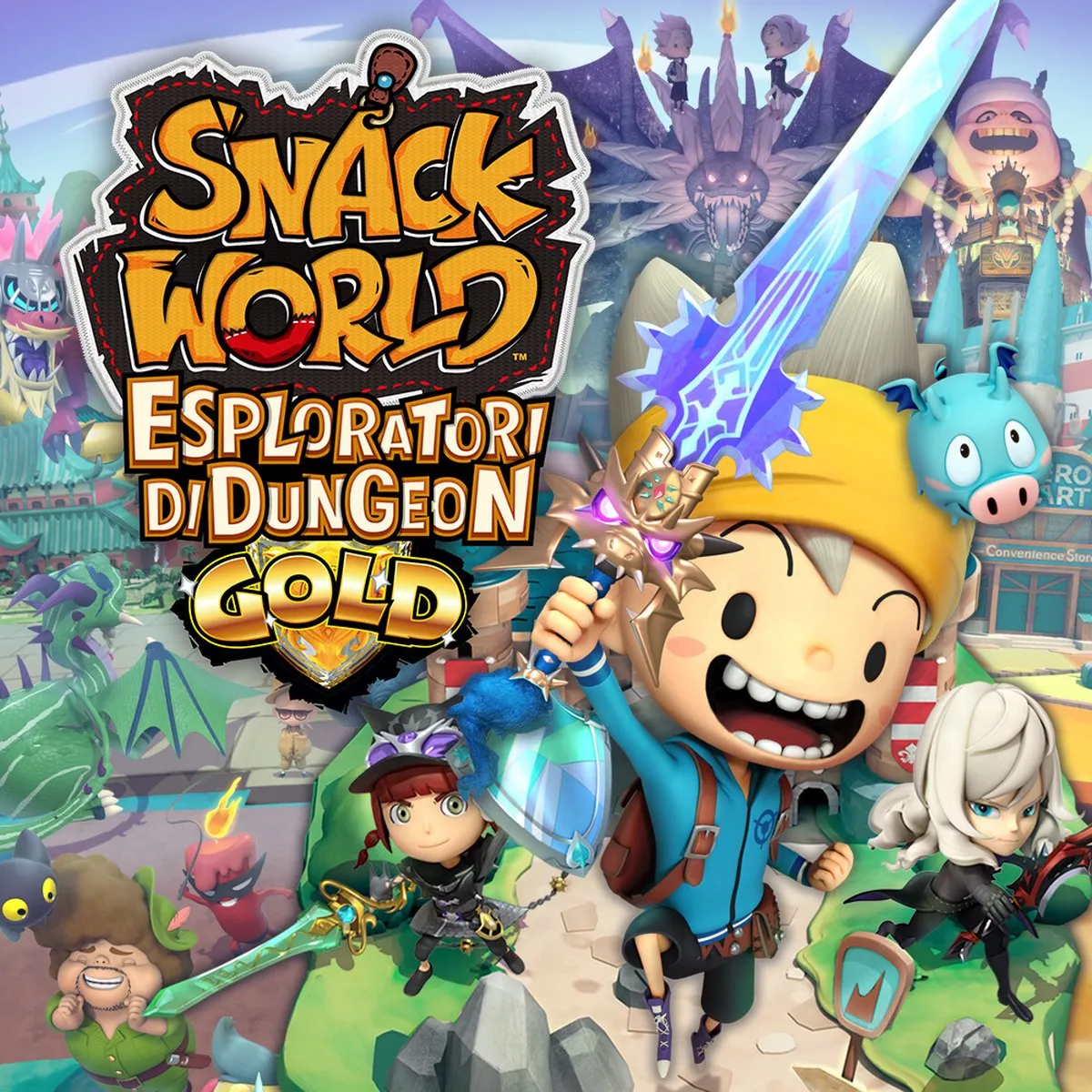 Nintendo Snack World Esploratori di Dungeon Gold