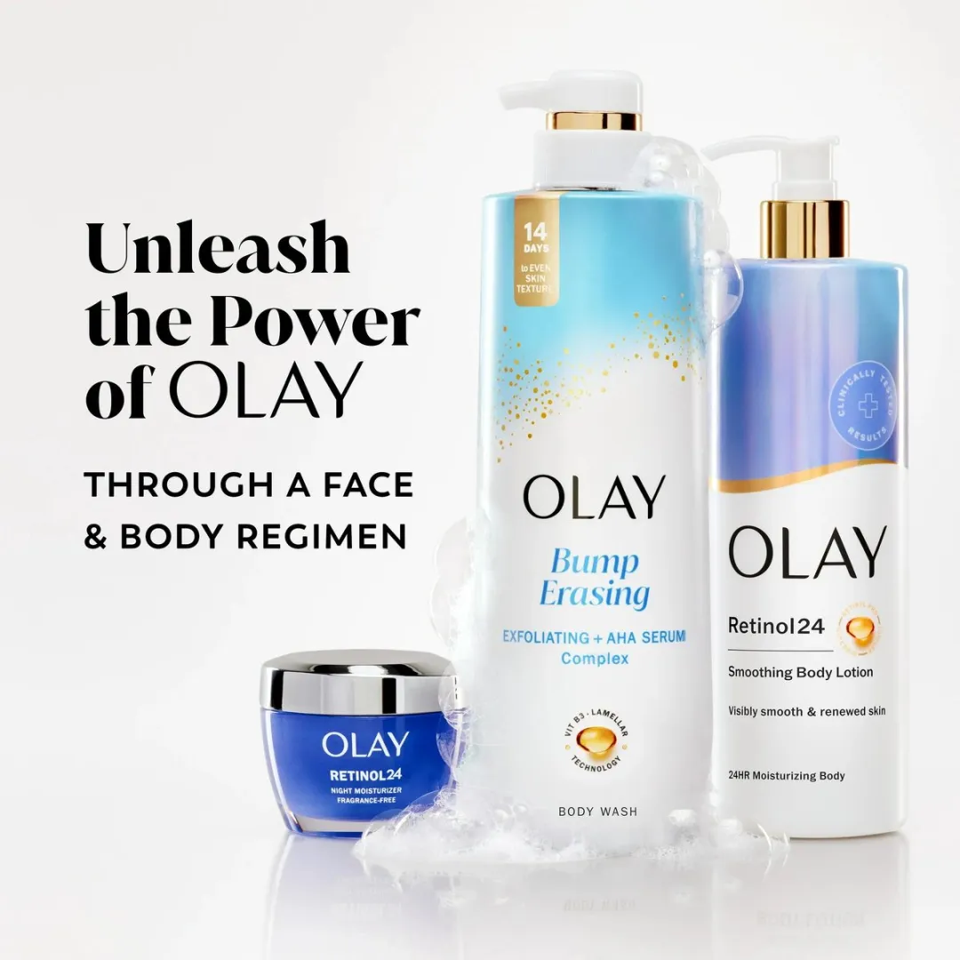 Olay Bump Erasing Exfoliërende Body Wash 591ml - AHA Complex