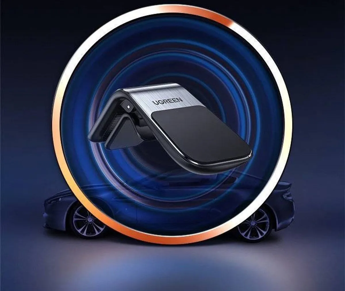 Ugreen Universele Magnetische Autohouder 6957303893171 - Zwart