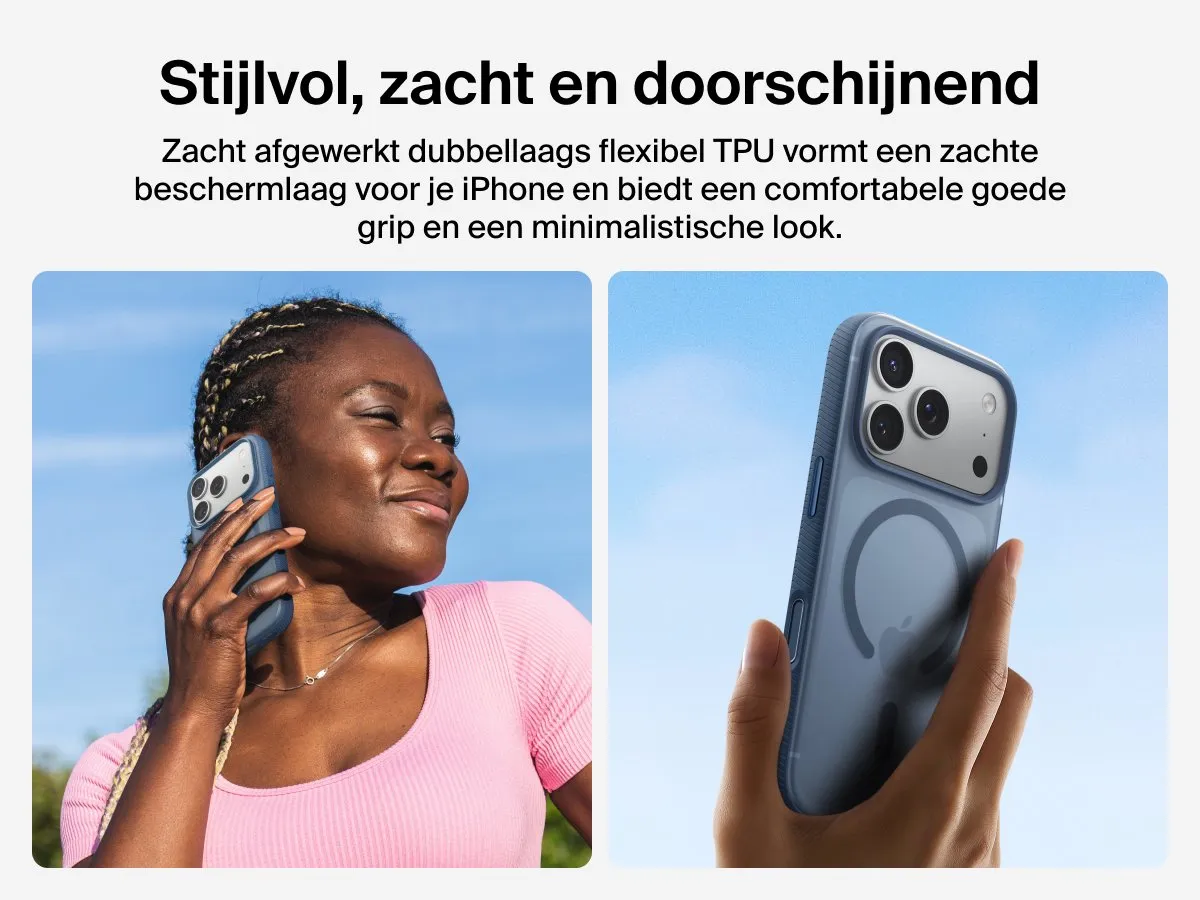 Belkin SheerForce Grip Hoesje iPhone 17 Pro Marineblauw - MSA035HQNY - afbeelding 6 van 6