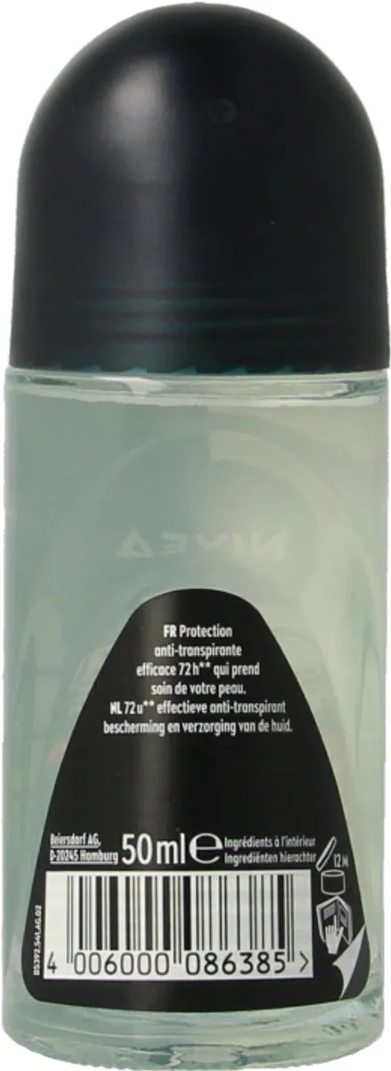 NIVEA Men Deodorant Roller Black & White Ultimate Impact 50ml