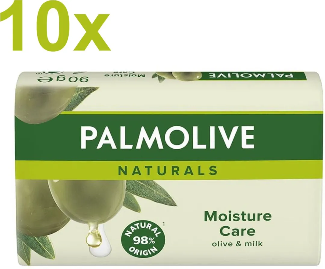 Palmolive Naturals Zeepblok Olive & Milk - 10x 90g