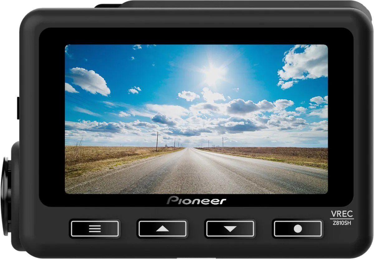 Pioneer VREC-Z810SH 4K Dashcam - Zwart