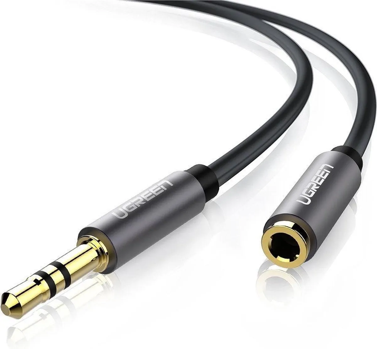 Ugreen 3.5mm Audio Jack Verlengkabel 100cm - Zwart