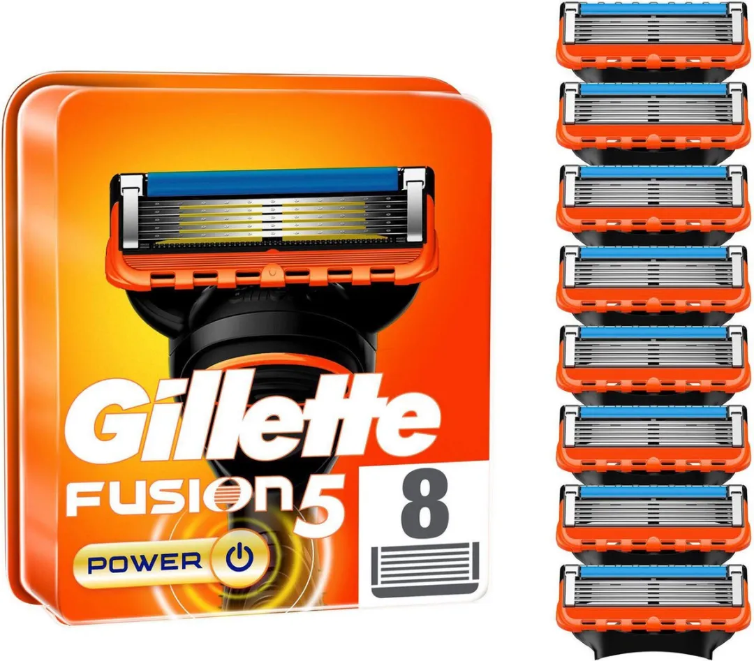Gillette Fusion5 Power Scheermesjes 8 Stuks