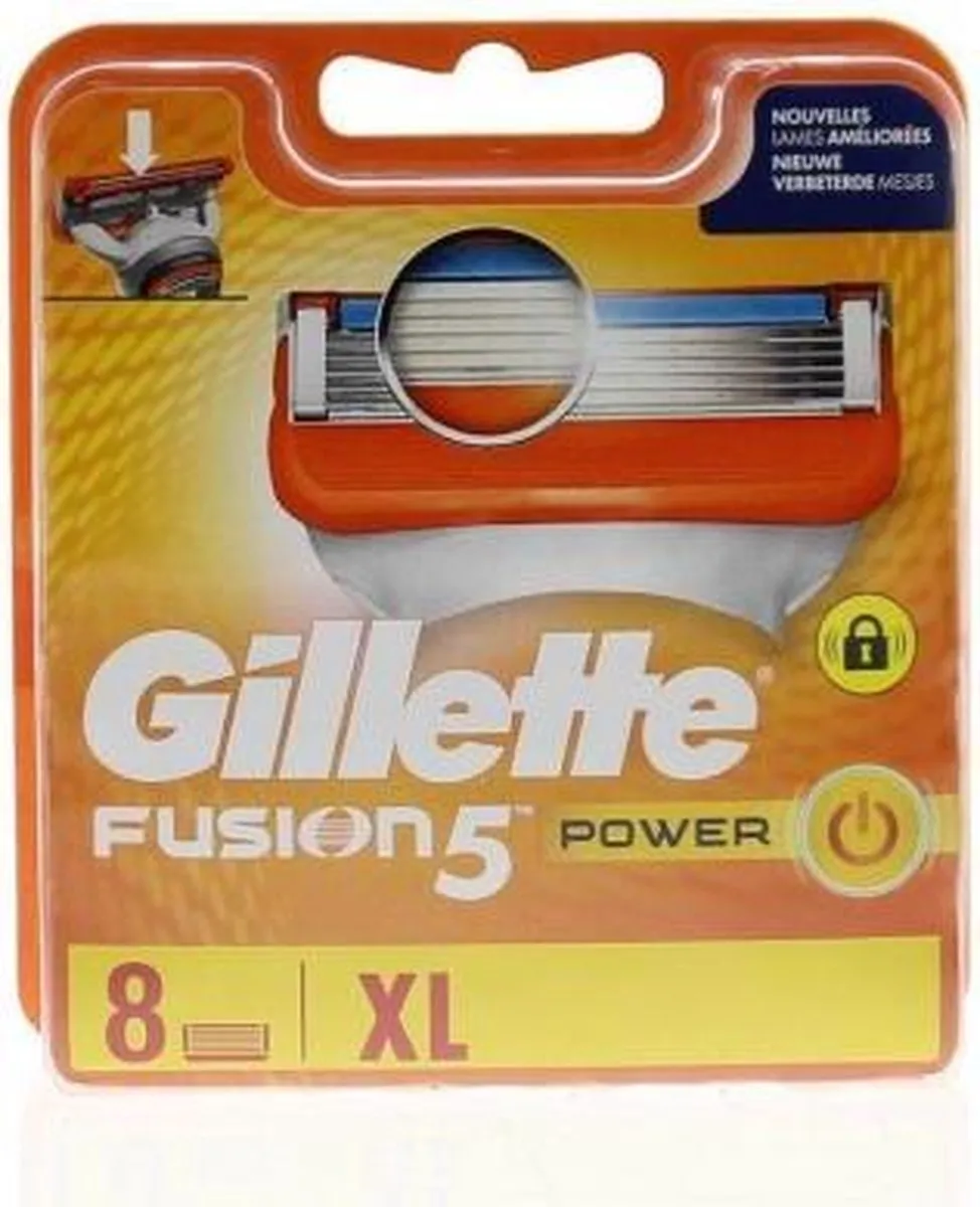 Gillette Fusion5 Power Scheermesjes 8 Stuks