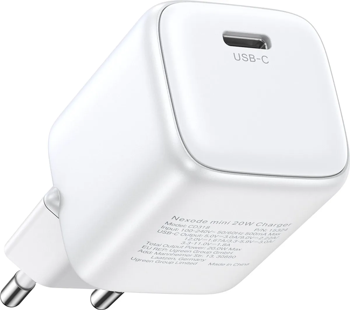 Ugreen Nexode Mini 30W GaN USB-C Snellader
