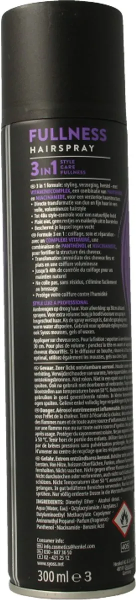 SYOSS Fullness Haarspray 300ml
