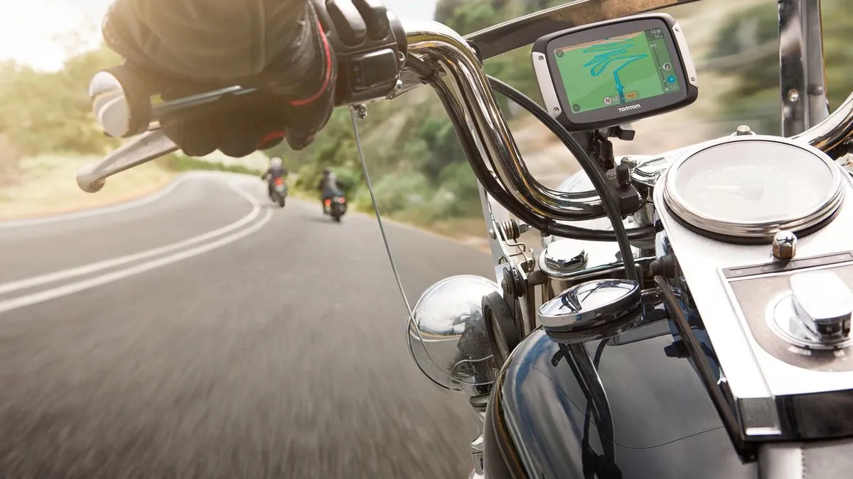TomTom Rider 400 Navigator - 10,9 cm Touchscreen - 280 g - Zwart/Zilver