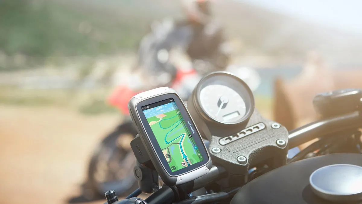 TomTom Rider 400 Navigator - 10,9 cm Touchscreen - 280 g - Zwart/Zilver - afbeelding 6 van 6