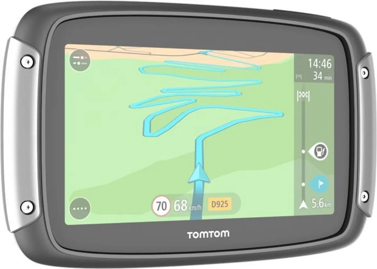 TomTom Rider 400 Navigator - 10,9 cm Touchscreen - 280 g - Zwart/Zilver